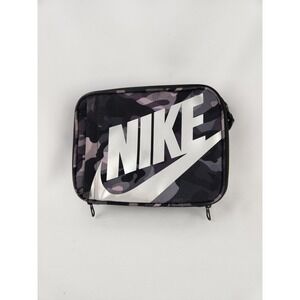 Nike Boy's Futura Fuel Pack Lunch Box Insulated Hard Shell Black Camo School‎